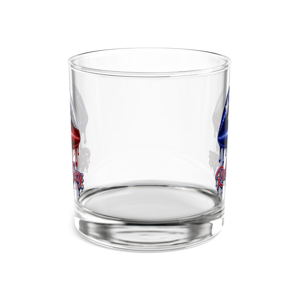Texas Drip Lip Rocks Glass — 10oz Whiskey Glass