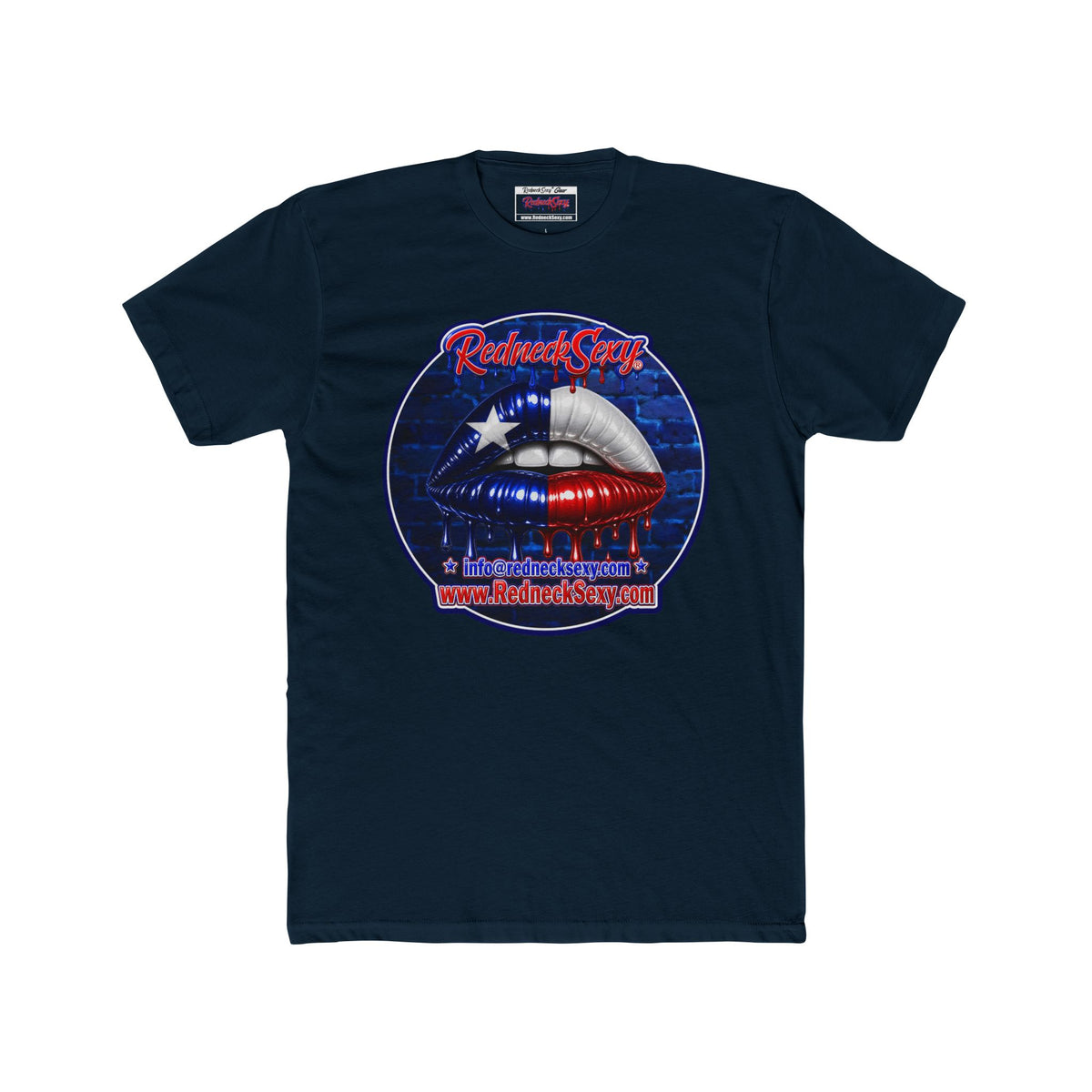RedneckSexy® Graphic Tee — Texas Dripping Lips Design ("RedneckSexy®")