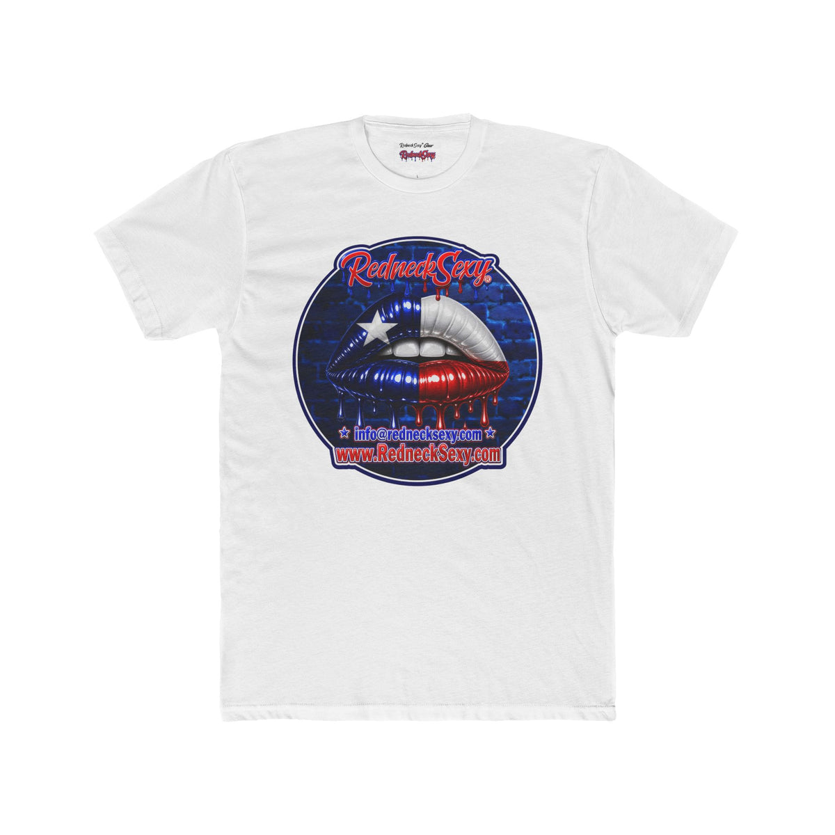 RedneckSexy® Graphic Tee — Texas Dripping Lips Design ("RedneckSexy®")