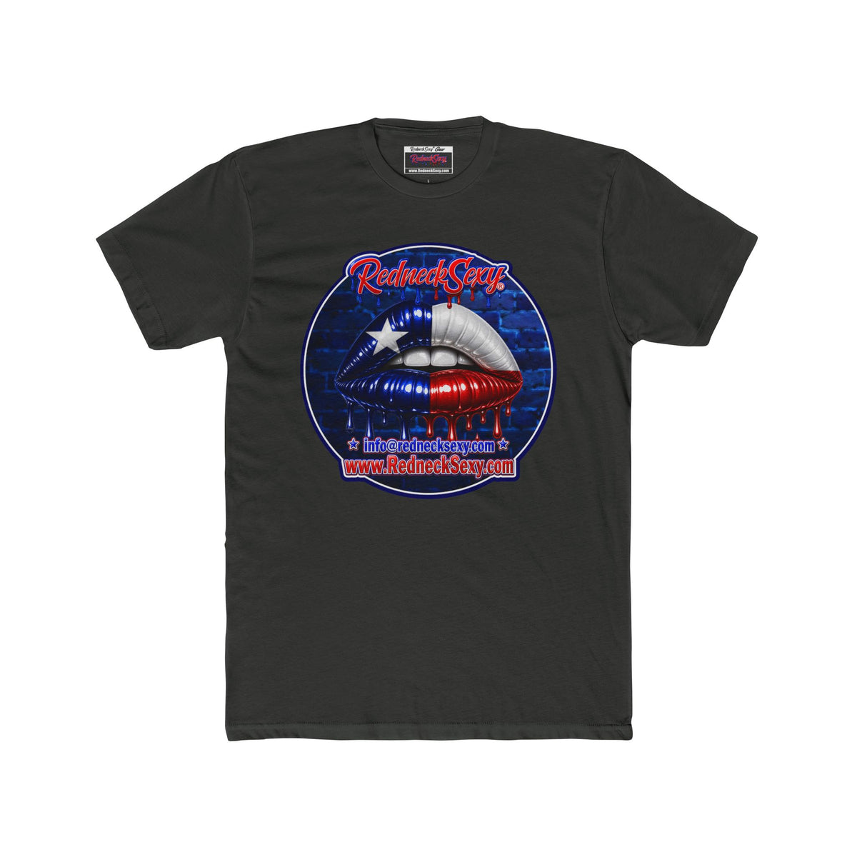RedneckSexy® Graphic Tee — Texas Dripping Lips Design ("RedneckSexy®")